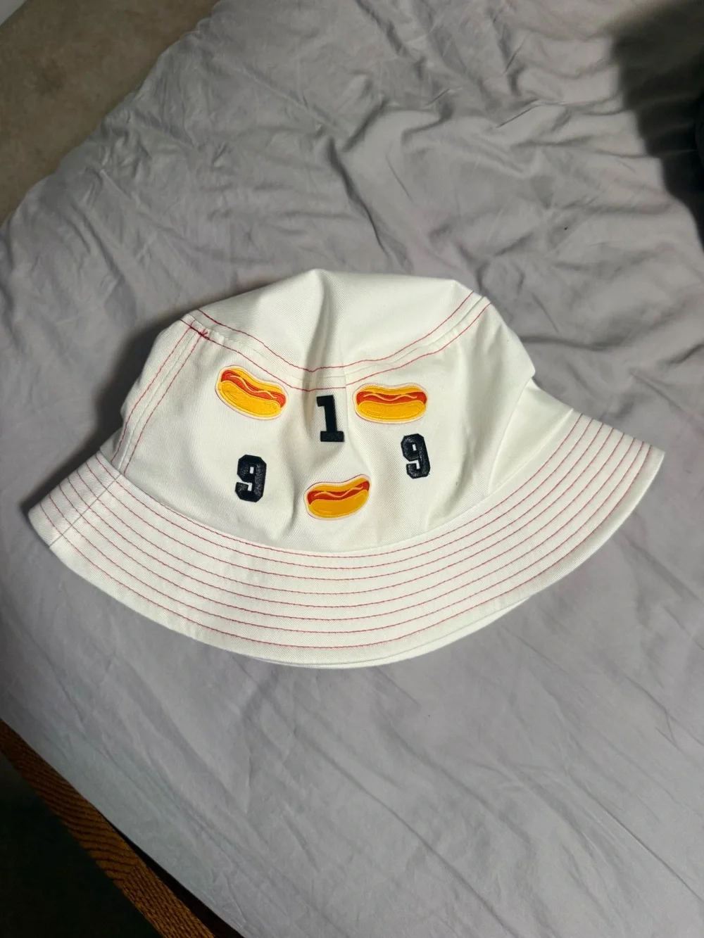 Hot dog 919 summer bucket hat